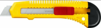 Нож упрочненный из АБС пластика со сдвижным фиксатором FORCE,сегментированный,  лезвия 18 мм STAYER